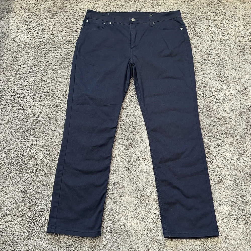 Levi's‎ Men's 511 Slim Fit Tech Performance Pants Navy Blue 38x30 Golf Stretch